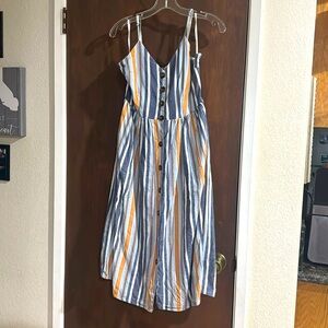 Beautiful 100% cotton boho sundress with pockets